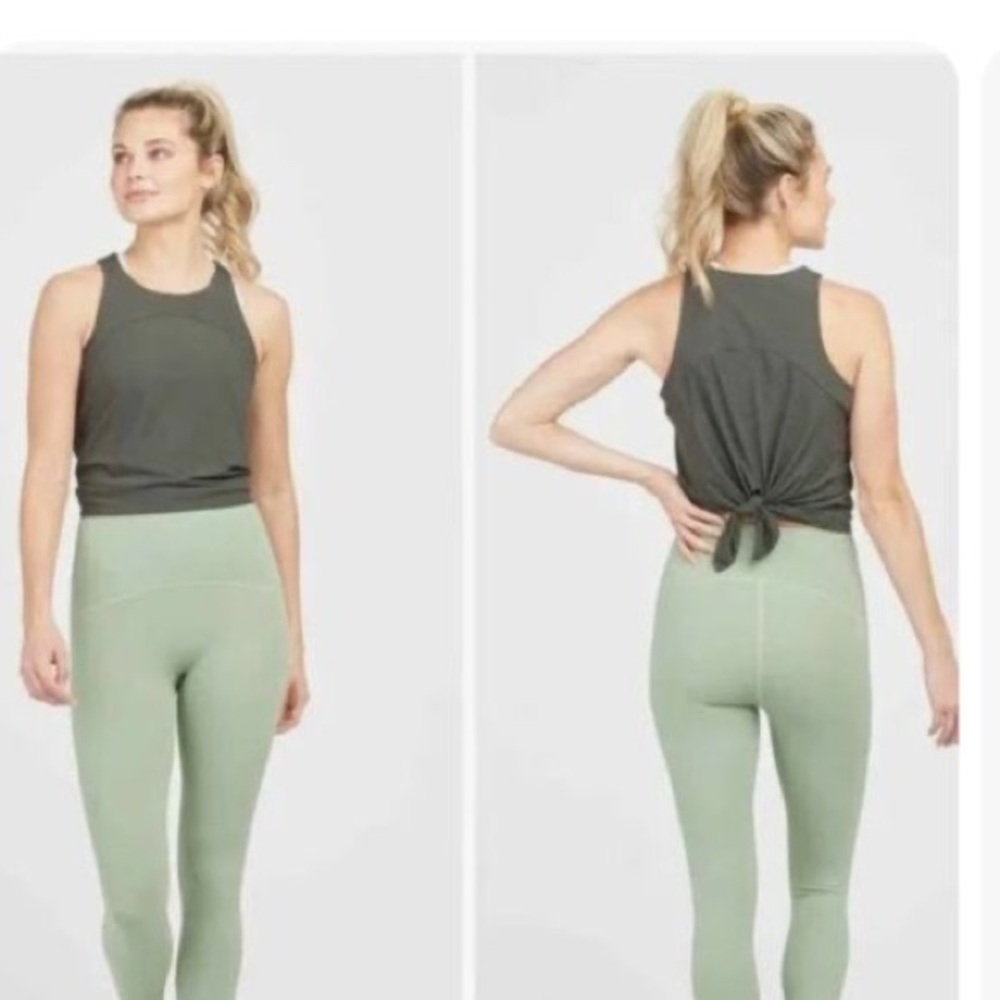 SPANX Go Lightly Ribbed Tie Back Tank - Picture 2 of 12
